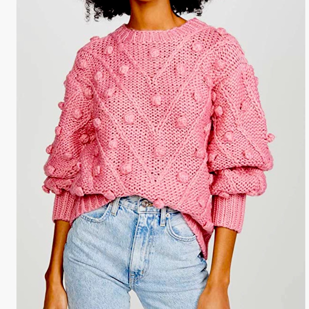 Tuckernuck Pink Textured Sweater